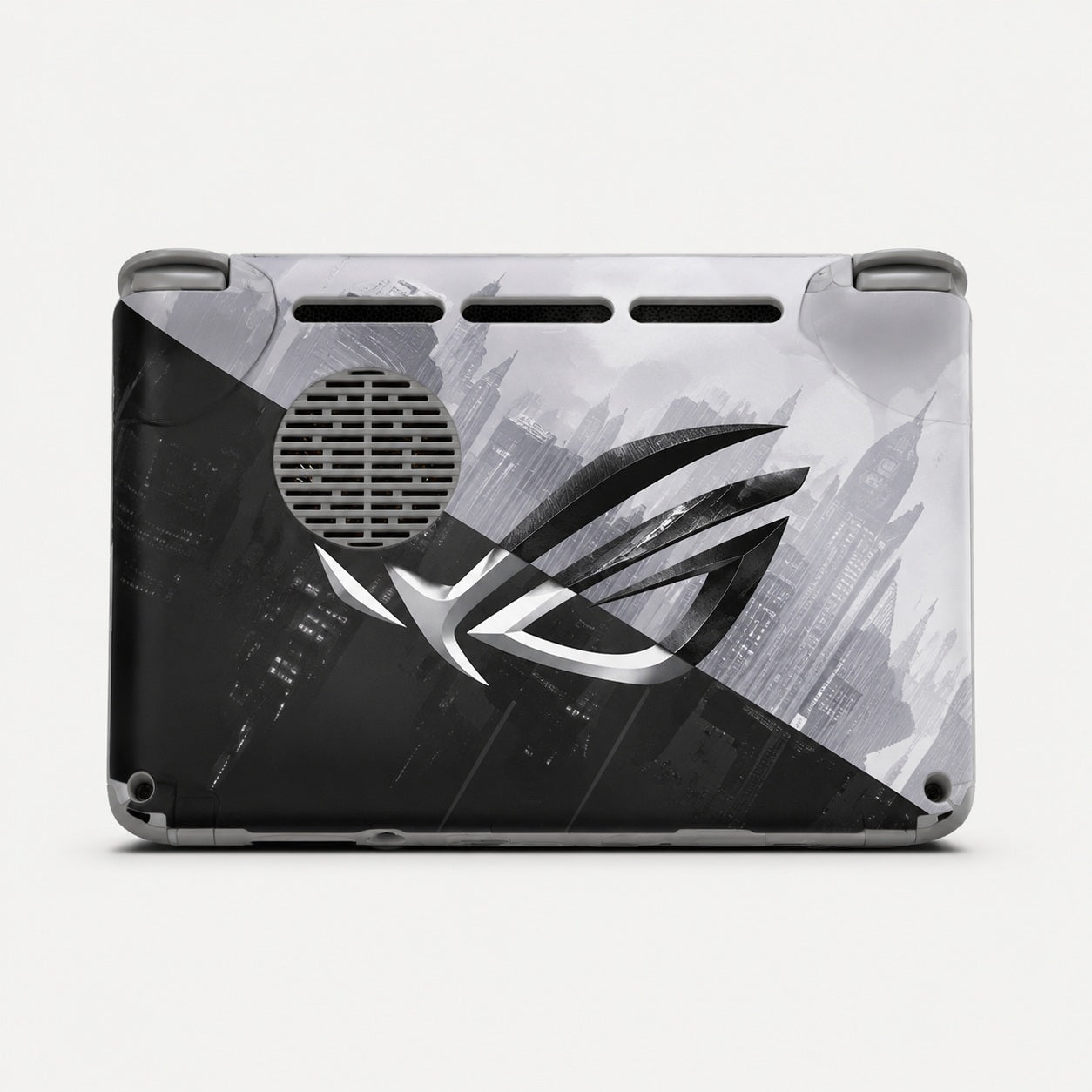 Arctic Static AYN THOR vinyl skin detail with precise button and screen cutouts