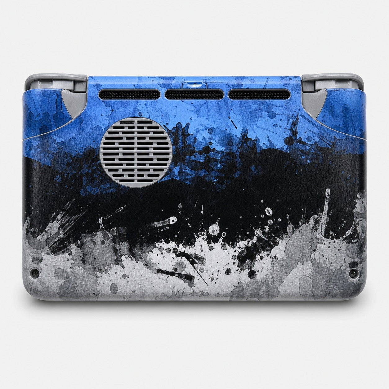Blue Ash AYN THOR vinyl skin detail with screen and control cutouts