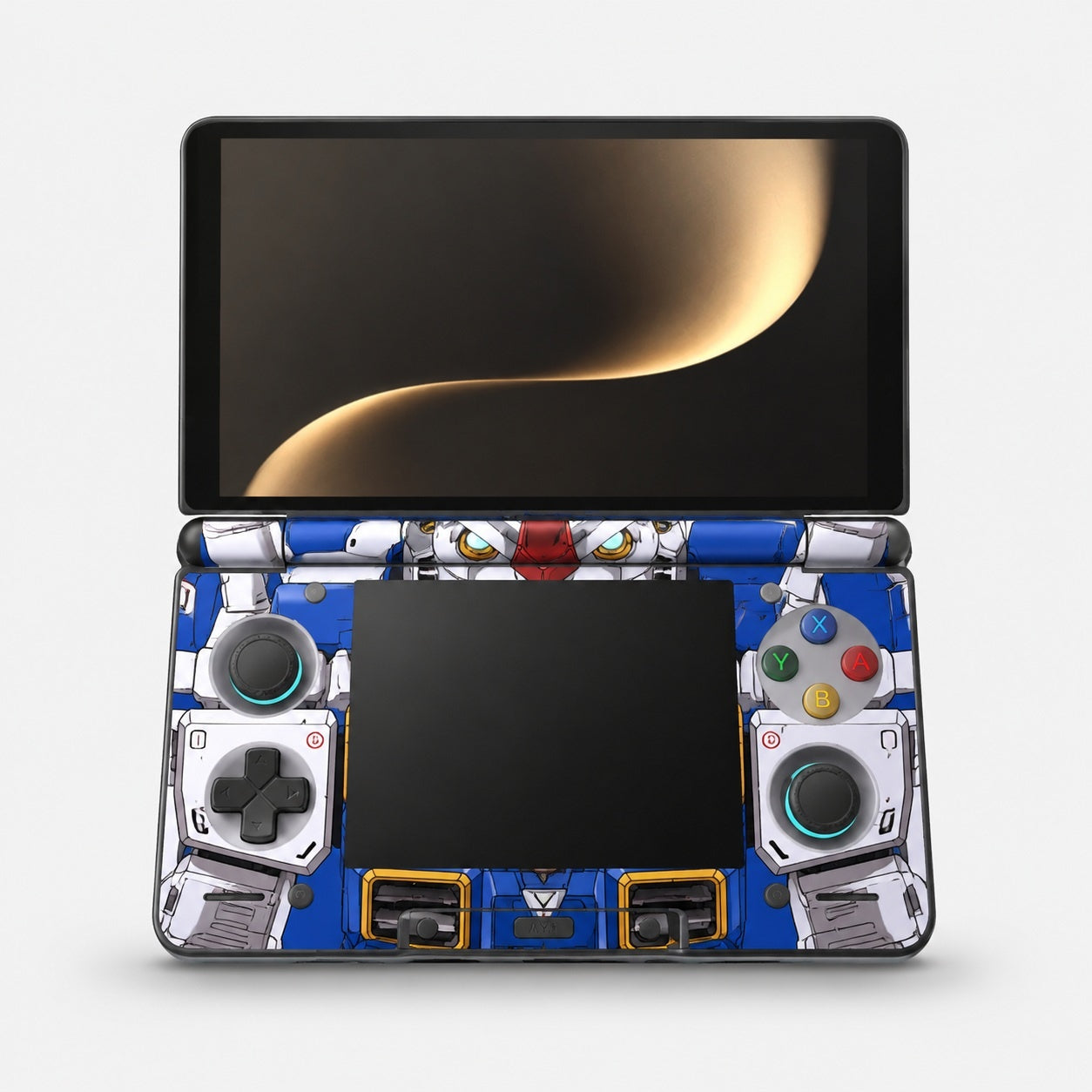 Style 02 AYN THOR vinyl skin detail with precise button and screen cutouts