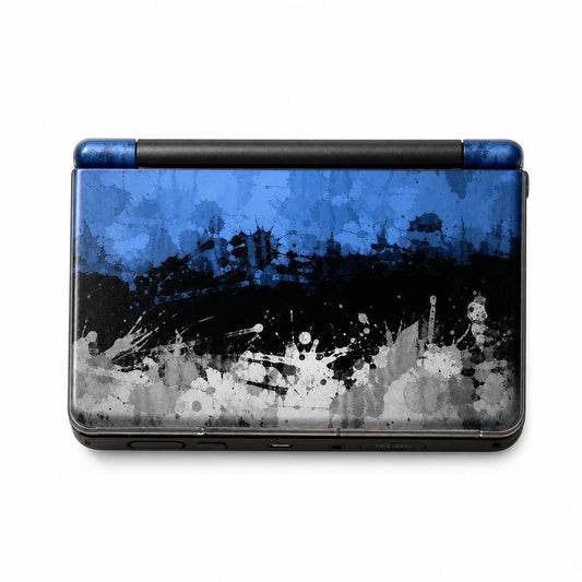 Blue Ash full-body vinyl skin installed on AYN THOR handheld by GripPixel