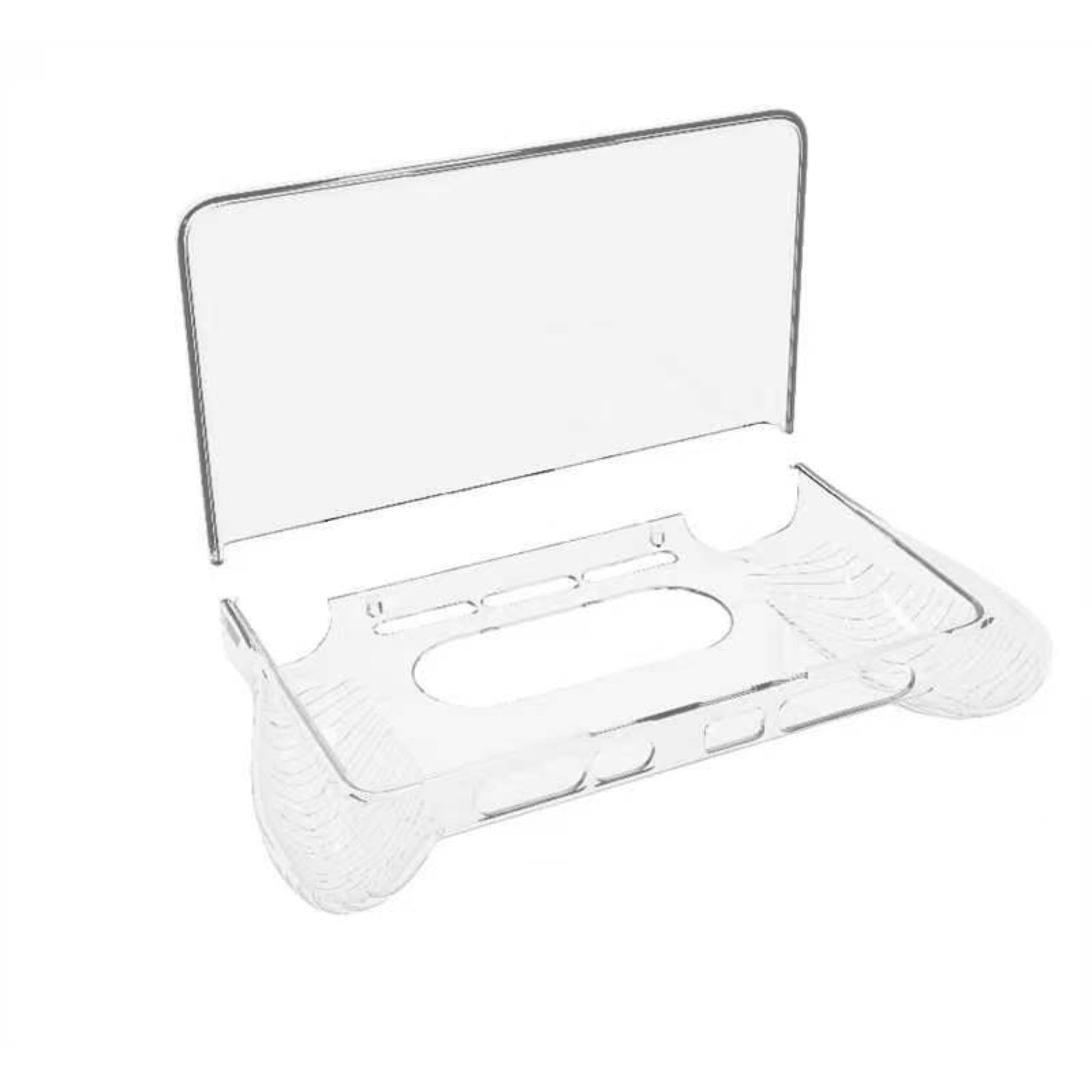 AYN THOR transparent TPU protective case with grip handles and clear shell coverage